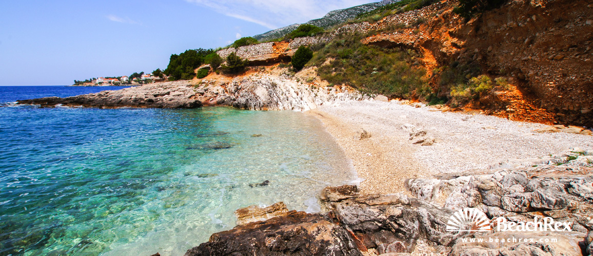 Beach Rarog Zavala Island Hvar Dalmatia Split Croatia