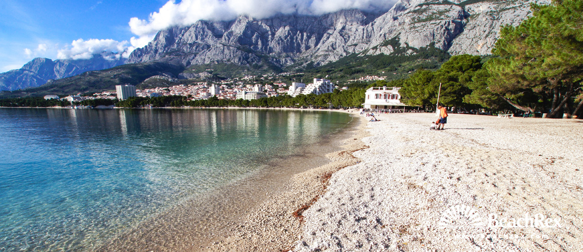 Croatia - Dalmatia  Split -  Makarska - Beach Donja Luka